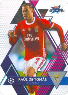 Raul de Tomas SL Benfica 2019/20 Topps Crystal Champions League Base card #89